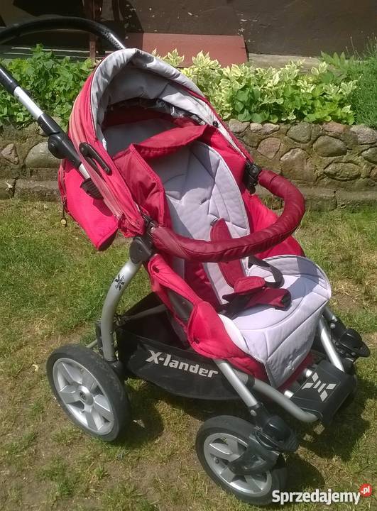 wózek Xlander XA kolor energy czerwony Rozkładane siedzisko  wielkopolskie Chodzież