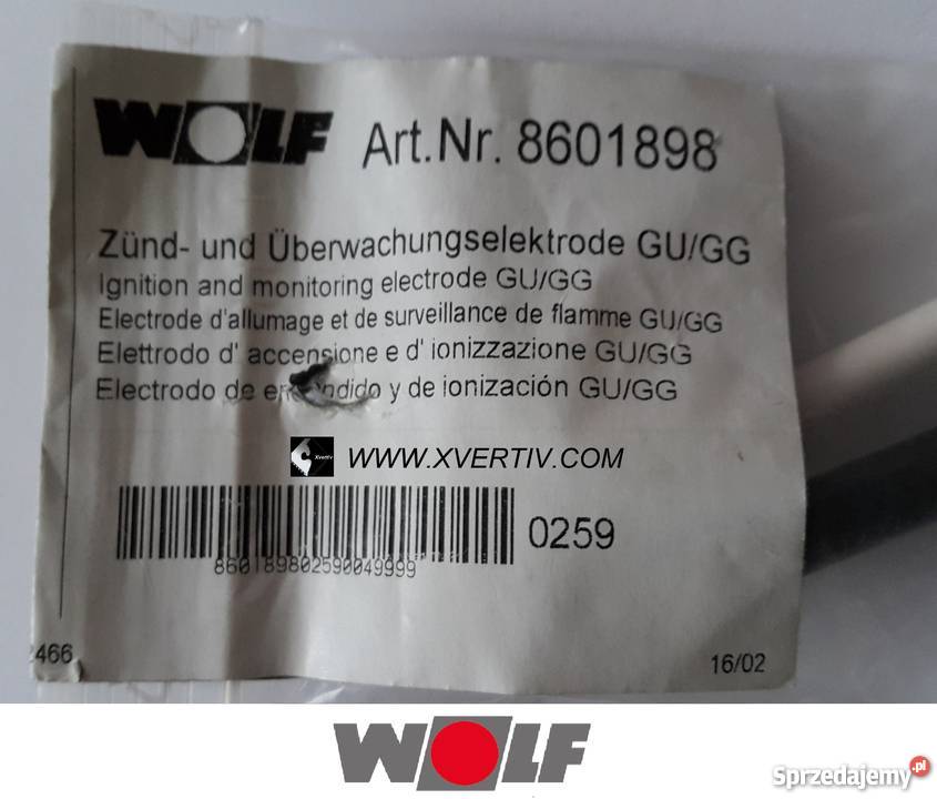 Wolf CGG1K2428 Elektroda zapłonowa i czujnik Sklep Kraków