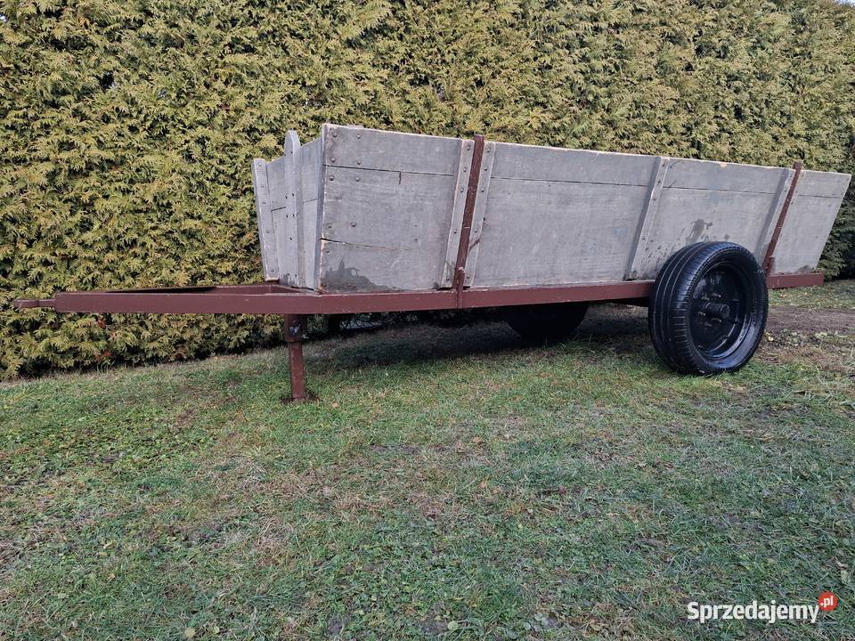 Dwukołówka przyczepka rolnicza solidna
