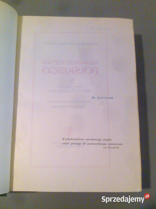 Słownik Języka Polskiego Tom IV LNić Antykwariat Olsztyn