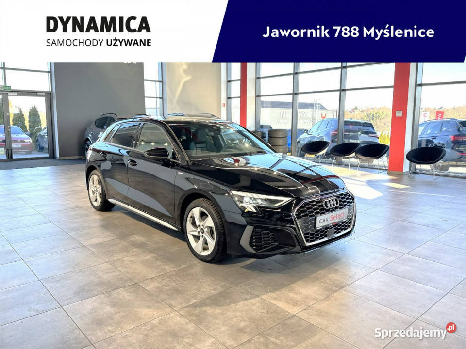 Audi A3 Sportback VAT 23 Sline 35TFSI 150 lakier metallic Myślenice