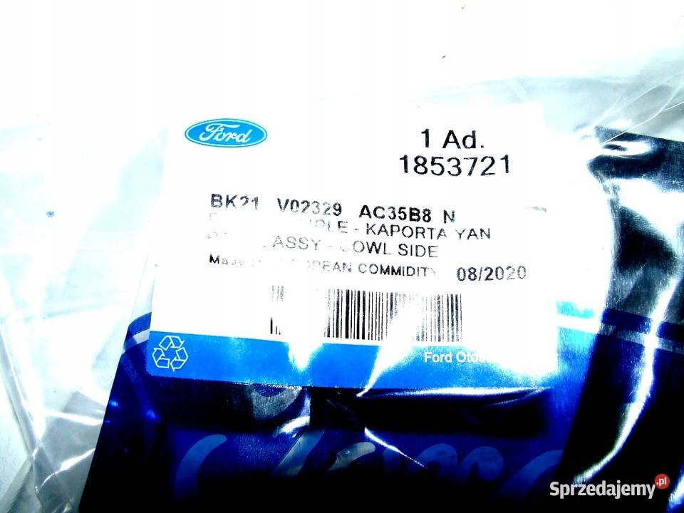 LISTWA PRAWA PODSZYBIA PRZÓD FORD TRANSIT CUSTOM dolnośląskie Głogów