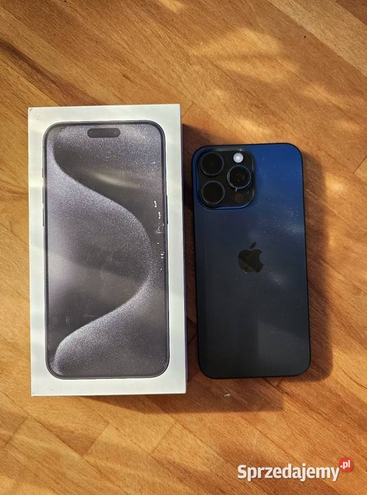Iphone 15 pro stan idealny 256gb black titanum Częstochowa