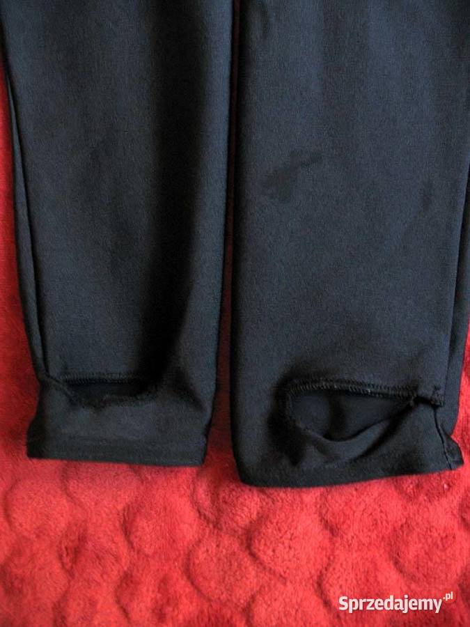 Spodnie legginsy Czarne 32 XXS biodra 62 82 sprzedam