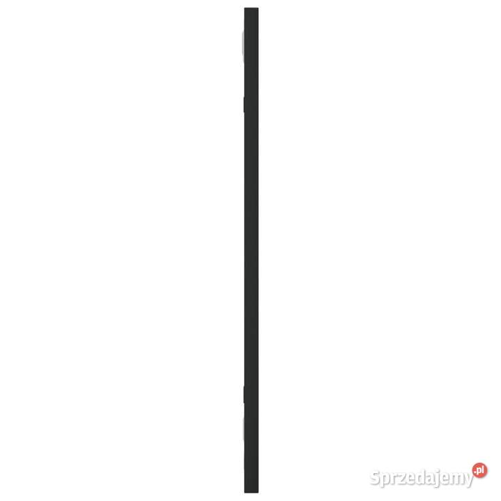 vidaXL Lustro ścienne czarne 20x50 prostokątne