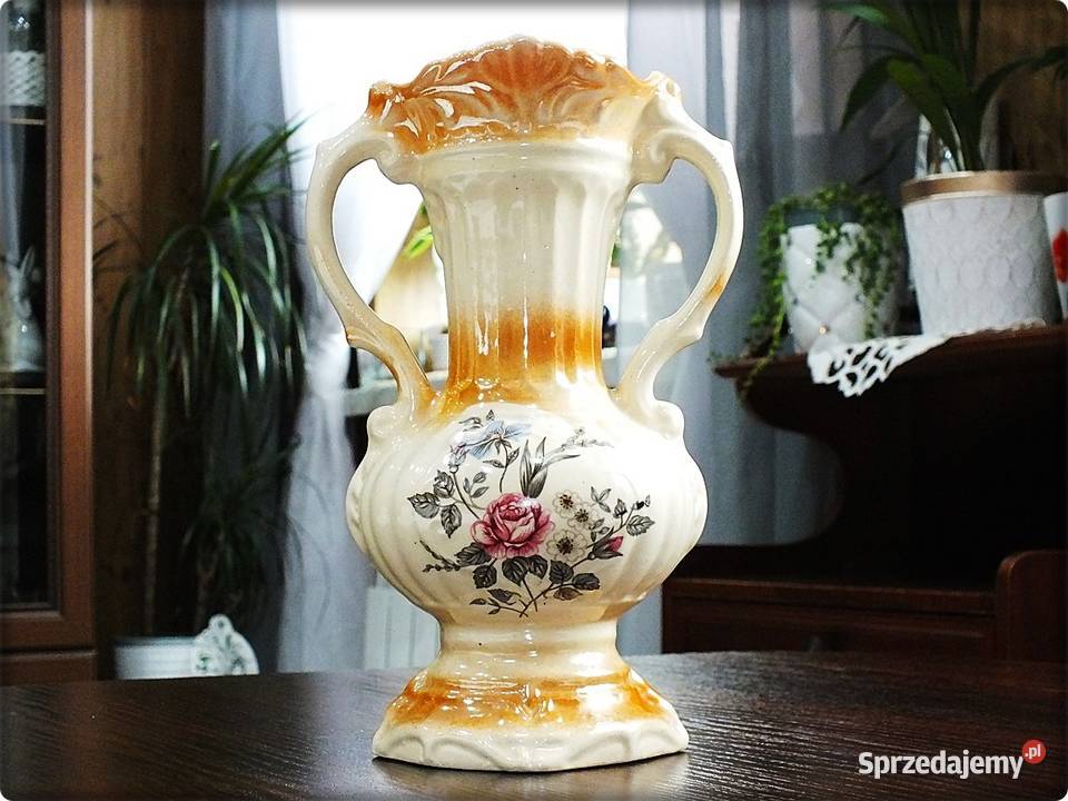 Wazon w kształcie amfoty greckiej Porcelit Żary sprzedam