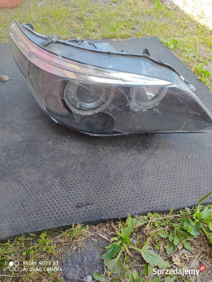 Lampy BMW e60 bixenon skretny uszkodzone Ostrów Wielkopolski
