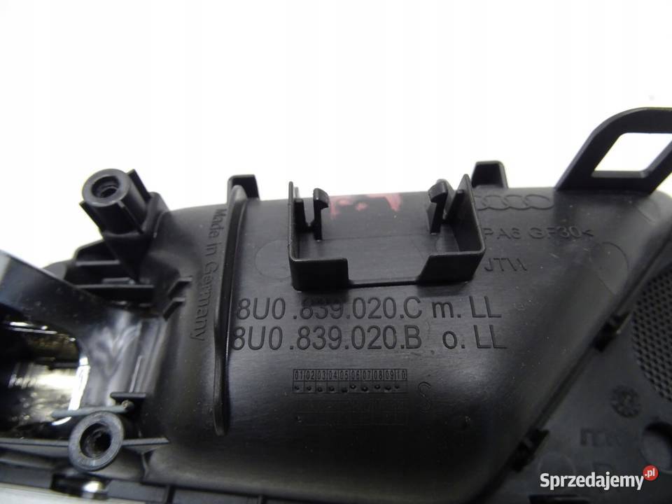 KLAMKA DRZWI WEWNĘTRZNA PRAWY TYŁ TYLNA AUDI Q3