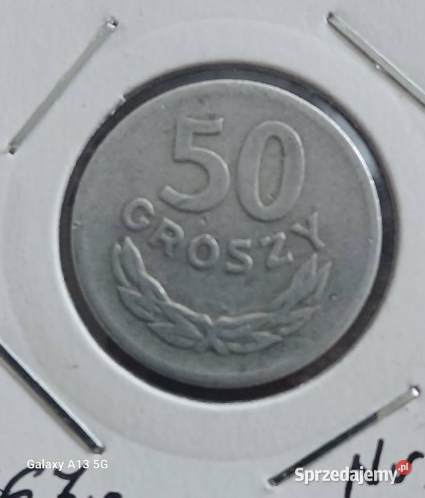 50 Groszy 1967 r 1 najniższy nakład Konin