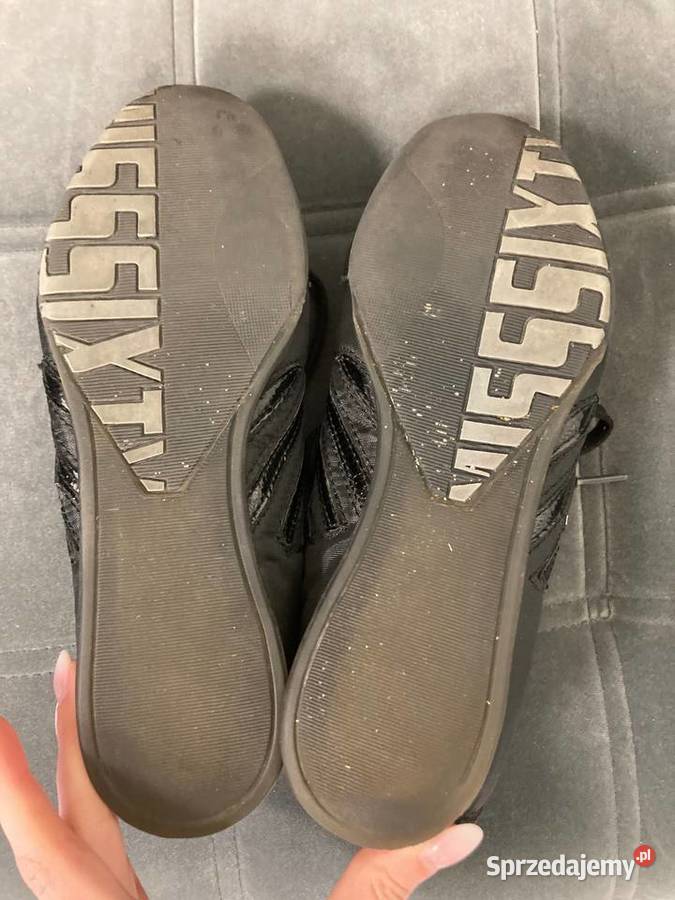 Miss Sixty czarne buty sportowe trampki Nisko