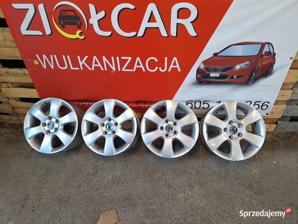 Alufelgi 5x112 16 ET50 SKODA Octavia II III koła aluminiowe kujawsko-pomorskie Choceń sprzedam