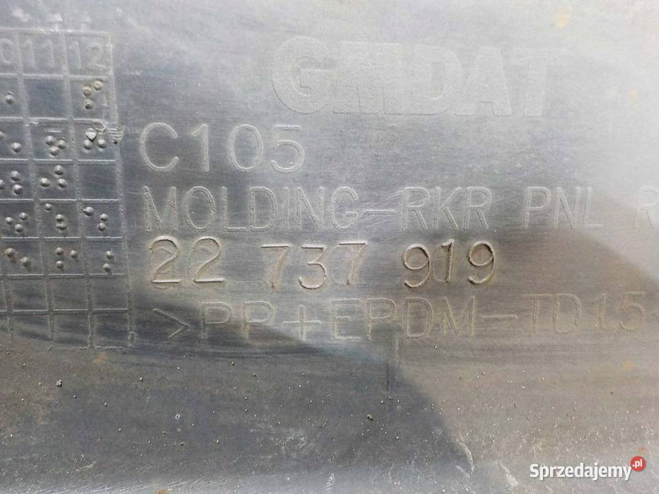 MITSUBISHI OUTLANDER I 05r listwa progu prawa Listwy i nakładki mazowieckie Suków