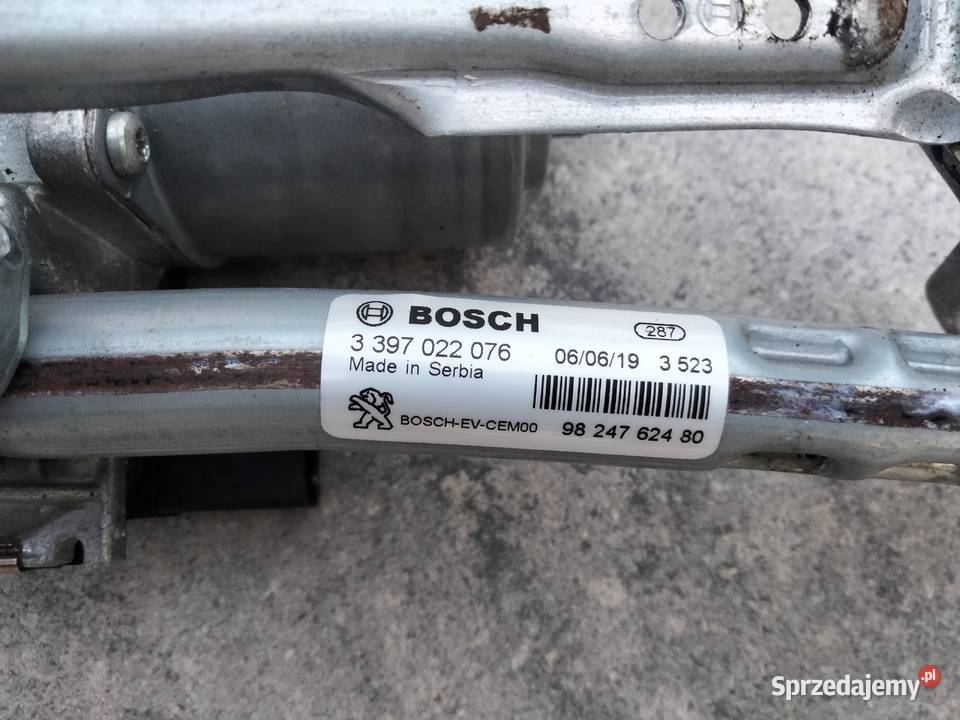 MECHANIZM silniczek Wycieraczek przod PEUGEOT Układ elektryczny Puławy