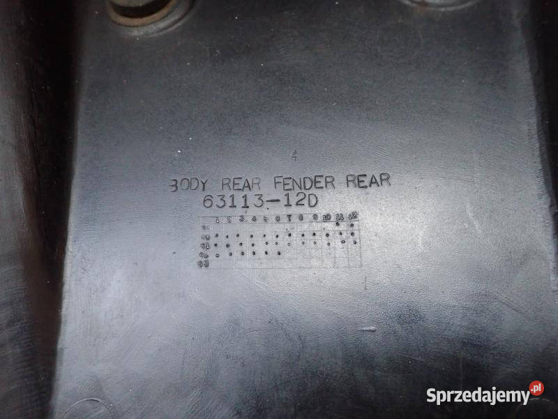 BŁOTNIK TYŁ TYLNY OGON ZADUPEK SUZUKI DR 650 RS Pozostałe Strzelce Krajeńskie