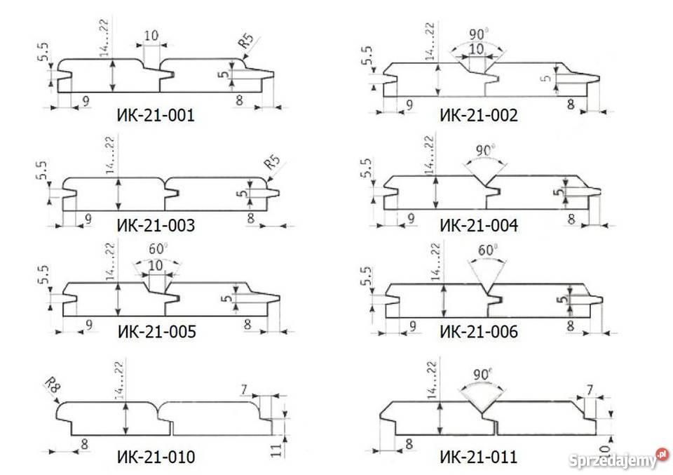 Frezy do podbiciówki boazerii szalówki Rzeszów