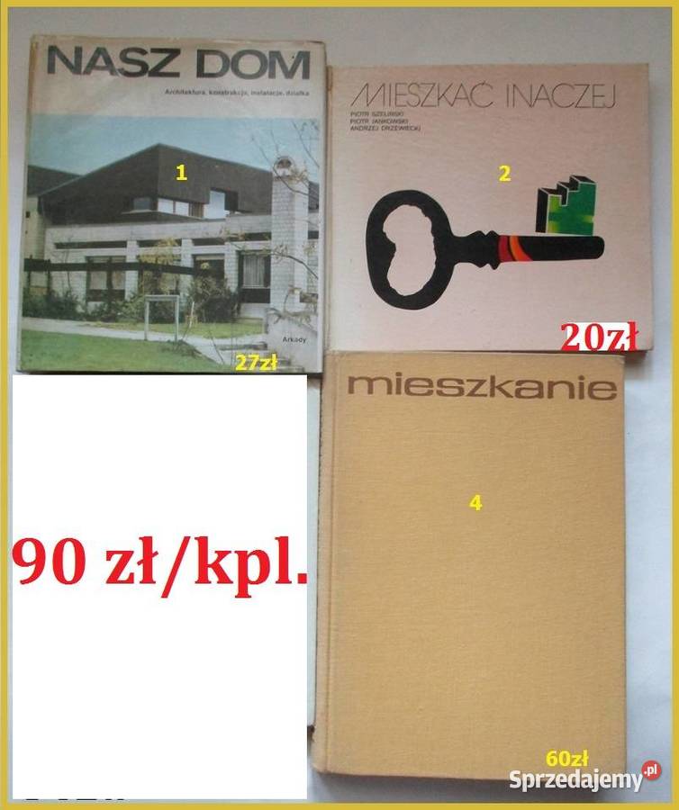 Książki o mieszkaniu Mieszkanie Nasz Łódź sprzedam