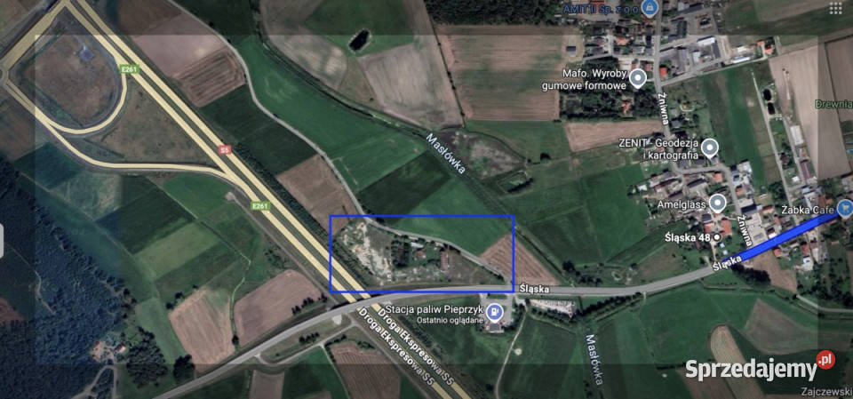 Grunt Bezpośrednio Drodze S5PoznańWrocław Nieruchomości Rawicz