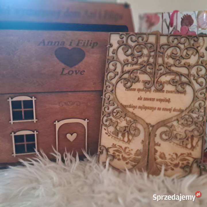 Pamiątki skarbonki ślubne komplet Skawina