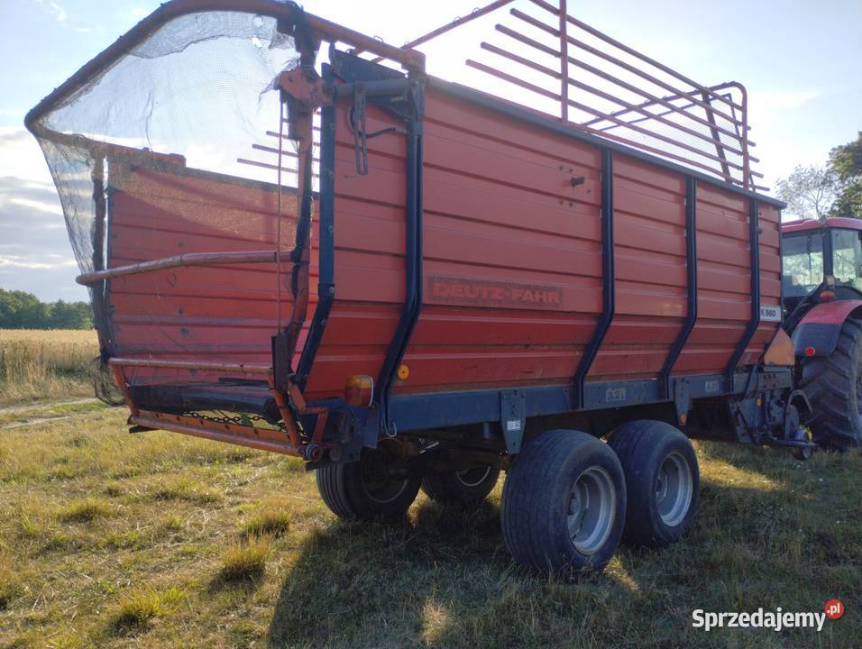 Przyczepa samozbierająca DeutzFahr K560 Czarnostów-Polesie
