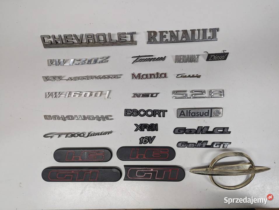 Emblemat znaczek logo do starszych samochodów Krzeszowice