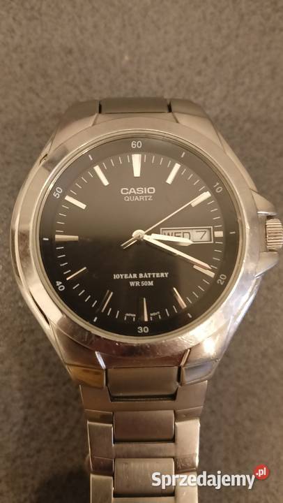 Zegarek srebrny Casio Szczecin sprzedam