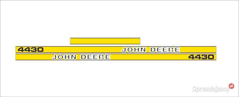 Naklejki John Deere 4430 mocny klej odporne wielkopolskie sprzedam