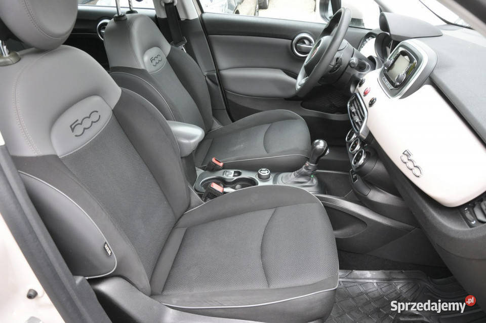 Fiat 500x 14T 140 Automat Navi Półskóra Czujniki śląskie Dąbrowa Górnicza
