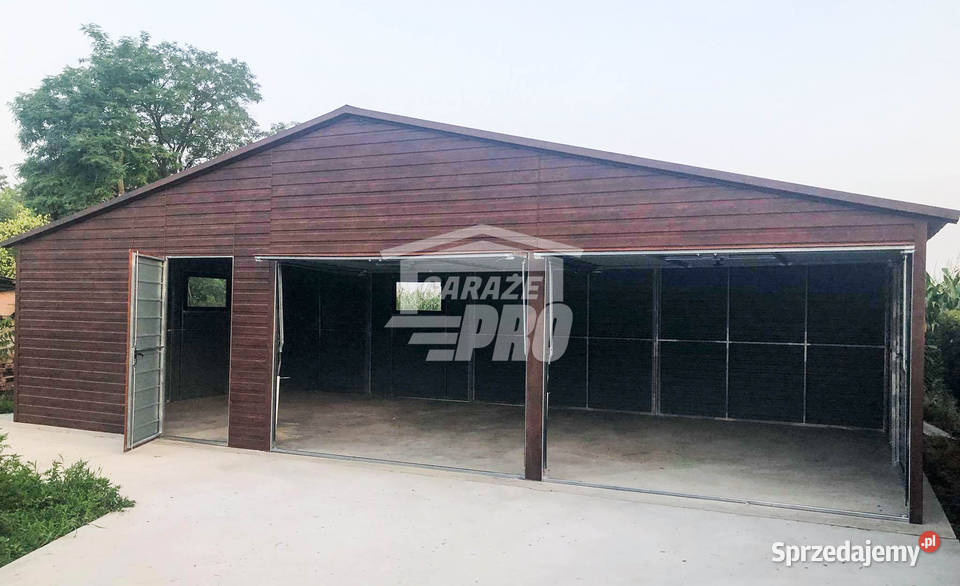 Garaż blaszany 10x5 2x Brama drzwi 2x okno GP144 Jastrzębie-Zdrój