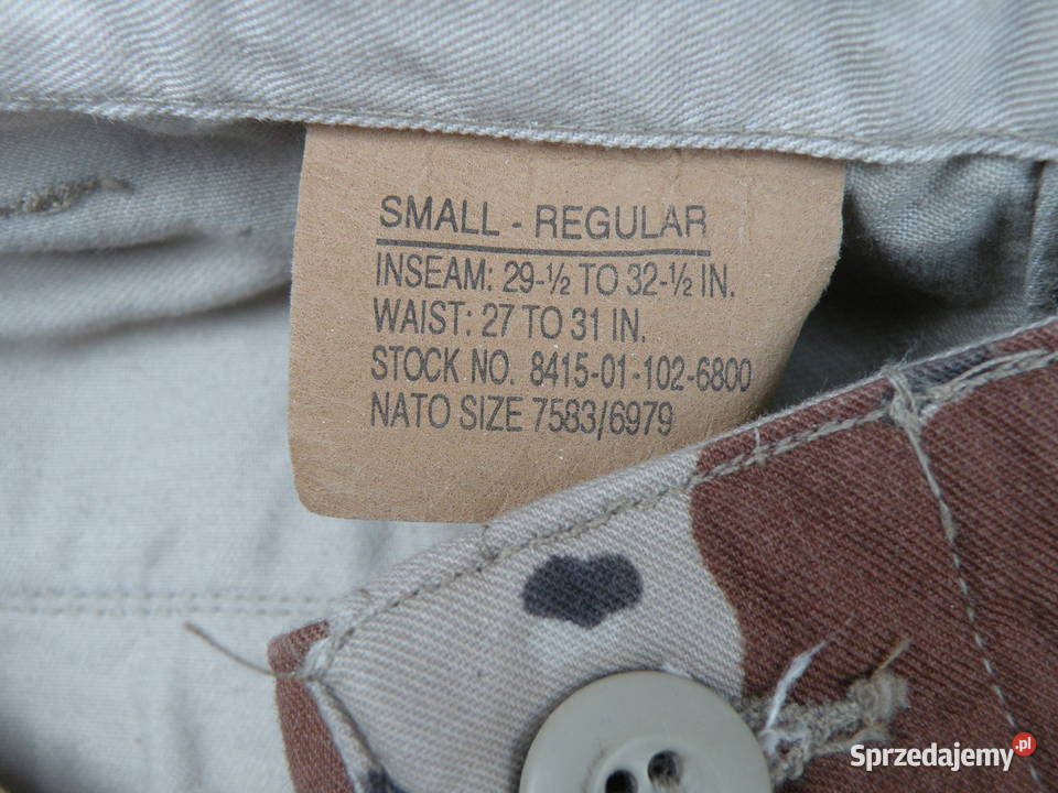 Spodnie DCU desert 6 color Small Regular Wrocław