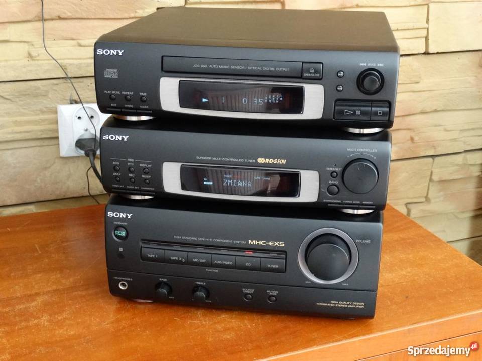 Wieża Sony MHCEX5 ładna i sprawna WYSYŁKA Jasło