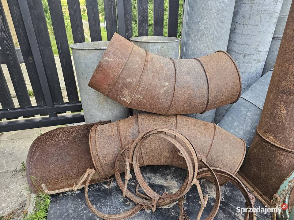 Rury metalowe 400mm kolana stalowe i ocynkowane świętokrzyskie