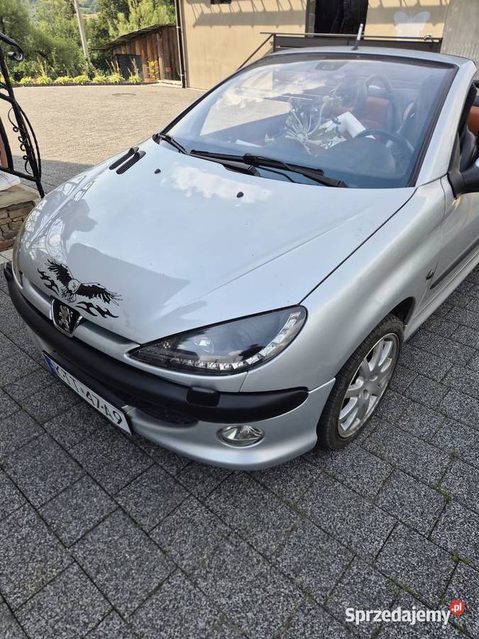 Peugeot 206 CC Rok produkcji 2003 Biały Dunajec