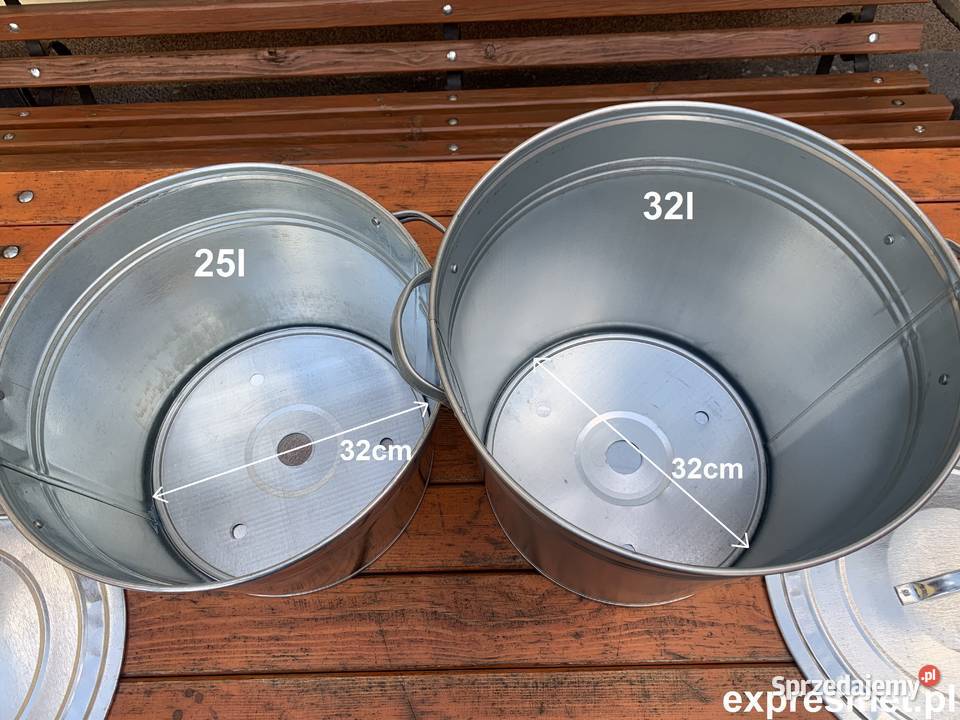 Wiadro metalowe ocynkowane wiaderko 7L 10L 12L Rzeszotary sprzedam