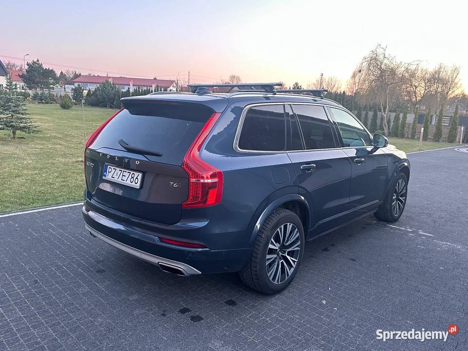 Volvo XC90 T6 AWD 320 2021 7osobowy ACC Kamera czujnik parkowania Kamionki