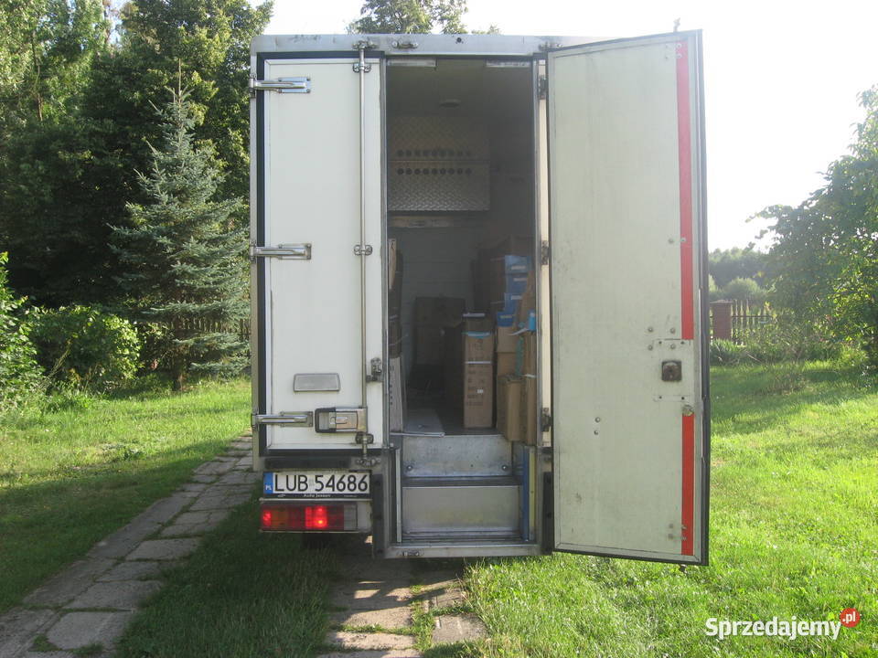 MercedesSprinter izoterma kontener zamiana kupiony w Polsce Studzianki Pancerne