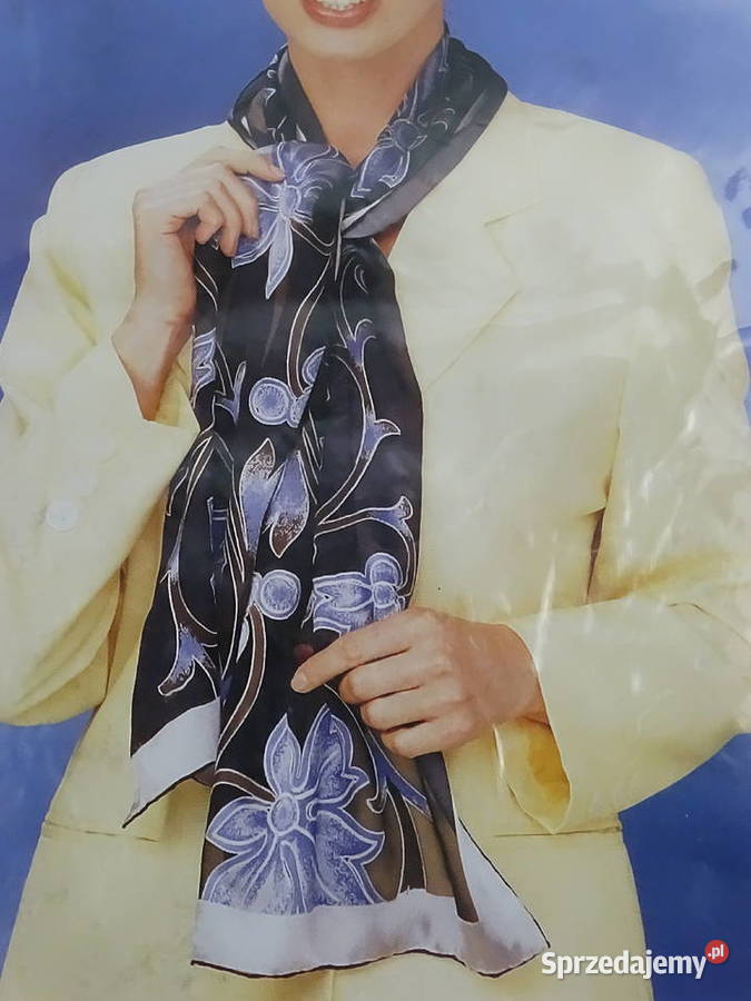 Elegancki Szal Damski GIADA Mieszanka Jedwabiu i Biłgoraj