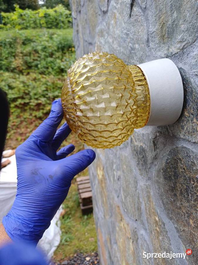 Trzy retro kinkiety z 60 tych lat firmy Pozostałe Lubań