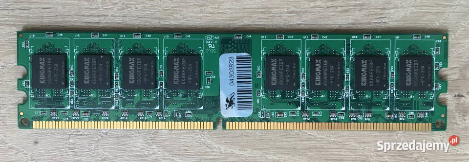 Pamięć RAM Kingmax 1GB DDR2800 CL5 KLDD48FA8KB5 Radlin