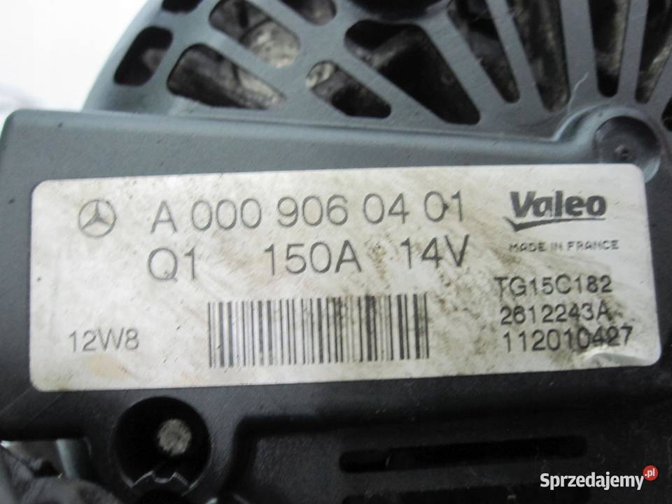 MERCEDES C 22 CDI 12r alternator A0009060401 świętokrzyskie