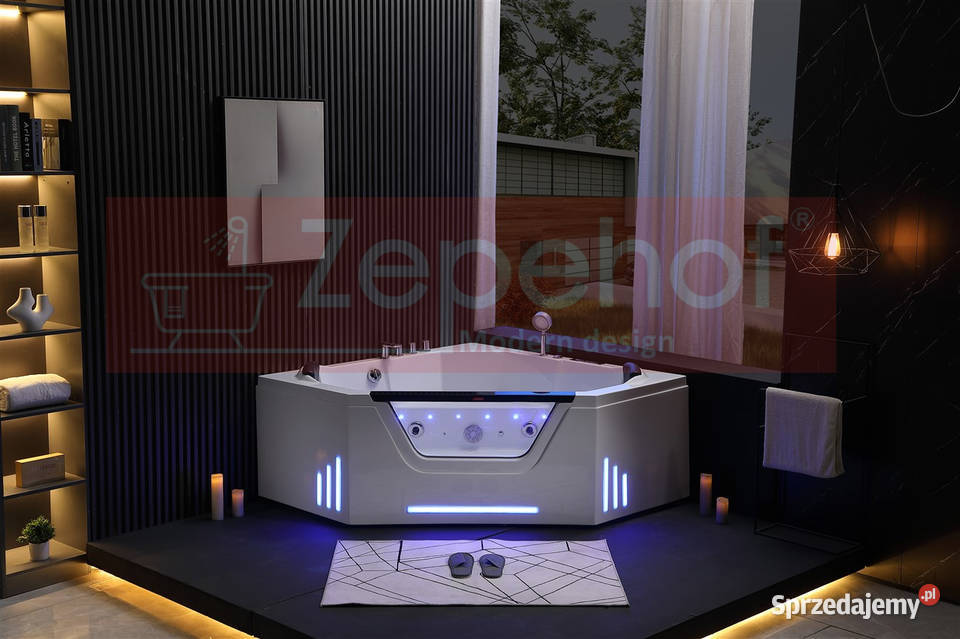 Wanna z hydromasażem BS708 150cmx150cmx65 MASAŻ Wanny Grabówka