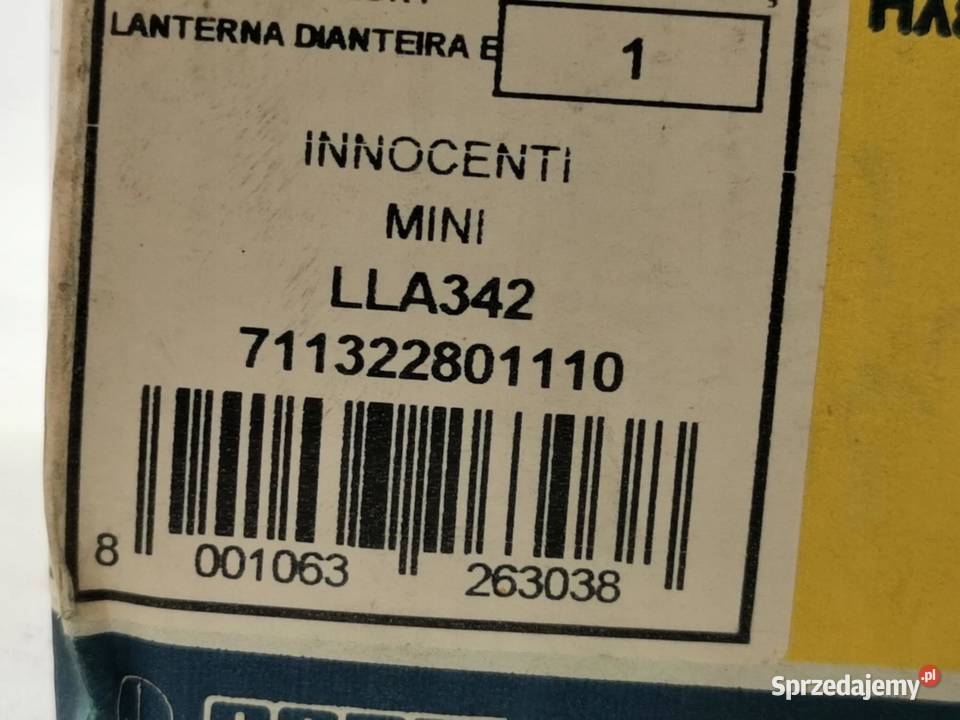 KIERUNKOWSKAZ LEWY PRZÓD INNOCENTI MINI 19851995