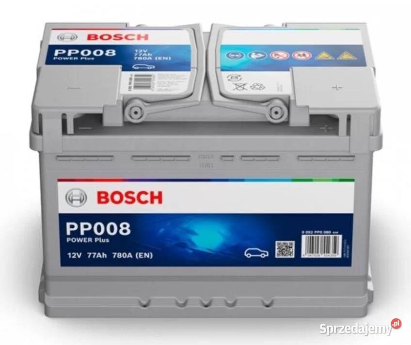 Akumulator Bosch 77Ah 780A EN PP008 PRAWY PLUS Rzeszów