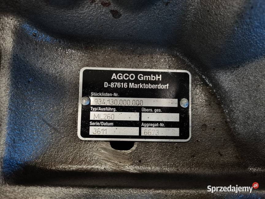 Vario ML260 Fendt 900 Naprawa Gwarancja Montaż Wilkowo