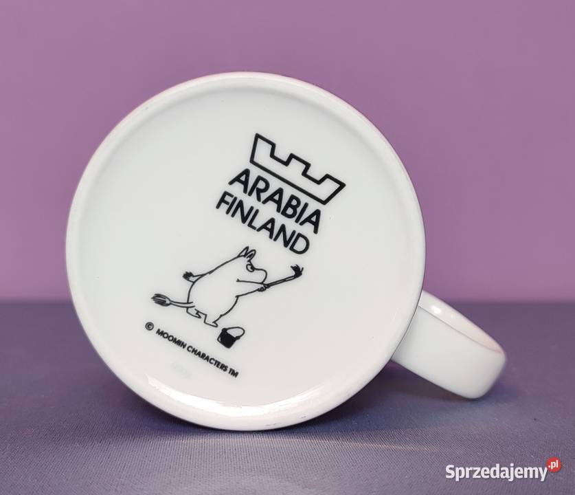 Muminki KUBEK Moomin Arabia Finland sygnatura Kubki