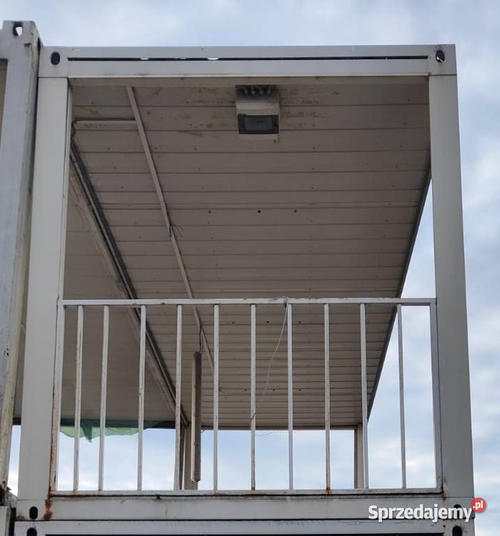 Taras balkon kontenerowy zestaw 2 kontener 6m Łomianki