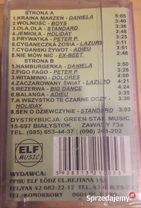 Przeboje Radia Żabiczki kaseta magnetofonowa