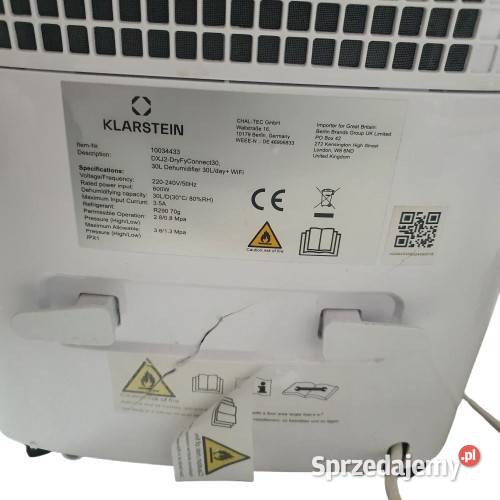 Osuszacz powietrza Klarstein DryFy Connect 500 W Częstochowa