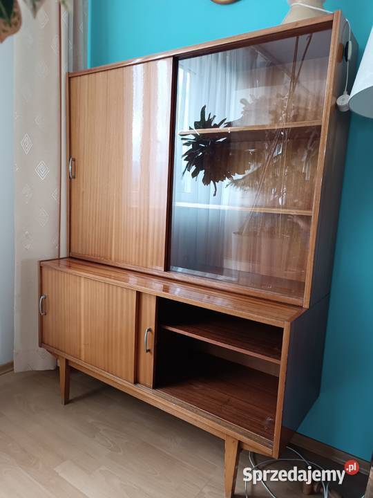 PRL VINTAGE LOFT kredens z nadstawka lata 70 te Jelenia Góra