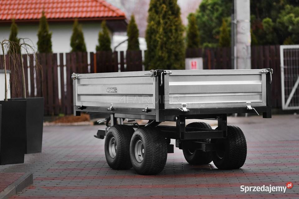 Przyczepa rolnicza dwuosiowa 25T z kiprem Tajęcina sprzedam