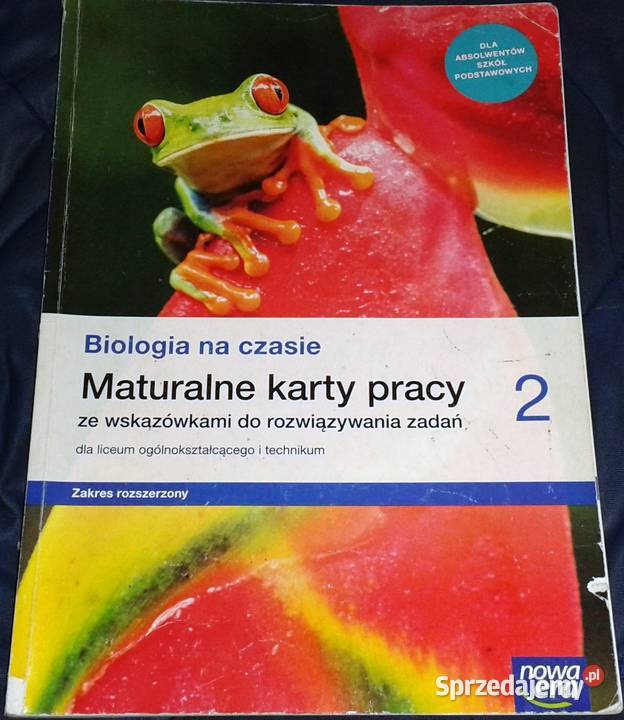 Biologia na czasie 2 Maturalne karty pracy D Chełm sprzedam